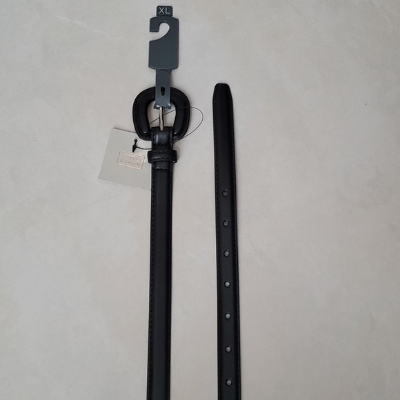 NWT 14th & Union Women's Black Trouser Fit Belt XL - Picture 2 of 5